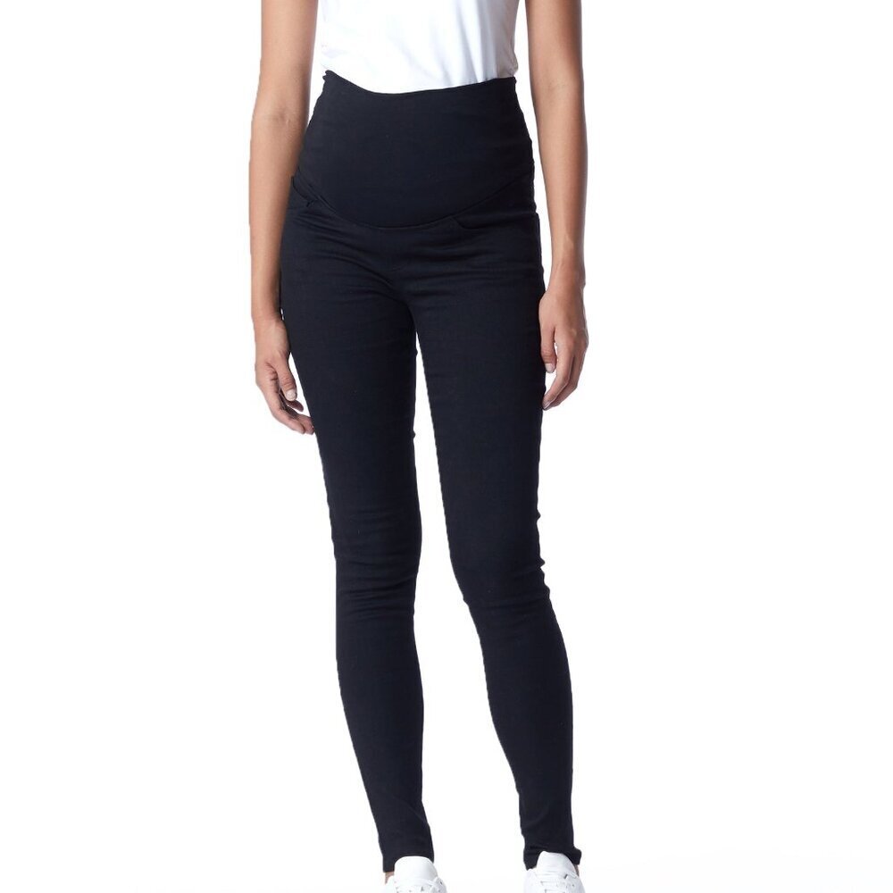 Soon Maternity Super Stretch Overbelly Slim Pants - Black - 8M